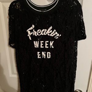 Cute Lace Top. Perfect for the weekend!